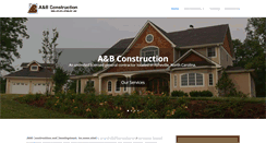 Desktop Screenshot of a-b-construction.com